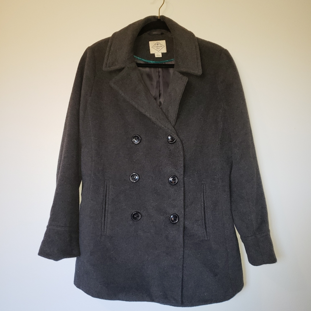St. John's Bay Wool Blend Pea Coat